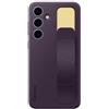 Samsung Standing Grip Case cover con cinturino e funzione cavalletto per Galaxy S24+, Dark Violet