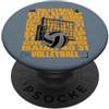 Christian Volleyball Faith Christian Volleyball Isaia 40:31 Fidati di Dio PopSockets PopGrip Adesivo