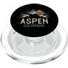 Rocky Mountain Vibes Camping Souvenir Sh Vintage Aspen Colorado Retro Montagna PopSockets PopGrip per MagSafe