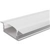 Parama Profilo da incasso in alluminio silver 1mt per striscia led