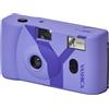 Yashica MF-1: fotocamera analogica KB riutilizzabile, con pellicola inclusa (Color 400-24) + batteria. lavanda"