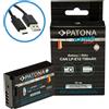 Patona Batteria al platino con ingresso USB-C per Canon LP-E12"