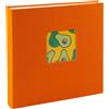 goldbuch Album fotografico Bella Vista 25x25 60 pagine bianche sole arancione"