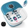 KNQZE 02F massaggiatore per piedi pieghevole e riscaldato | blu/bianco
