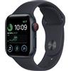 Apple Watch SE 40 mm (2022) | GPS + Cellular | Mezzanotte | Cinturino Sport Mezzanotte S/M + M/L - ottimo