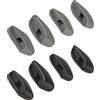 BLAZERBUCK Cuscinetti di ricambio per occhiali da sole Oakley Flak Beta OO9363, colore: Nero + Grigio