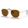 Ray-Ban Occhiali da Sole Ray-Ban Hexagonal Flat Lenses RB 3548N (001/57)