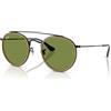Ray-Ban Occhiali da Sole Ray-Ban Round Double Bridge RB 3647N (92794E)