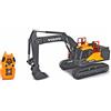 Dickie Toys Dickie Construction Radiocomando Volvo Escavatore 60 cm, Luci & Suoni, 4 canali, 2,4 GHz, + 3 Anni, 203729018