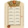 THUN - Calendario perpetuo da Parete Country - con Coccinella Portafortuna - Ceramica - 22 cm h - Linea I Classici