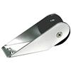OSCULATI Musone di Prua in Acciaio Inox Lunghezza 155mm, Larghezza 51mm - puleggia di Nylon