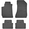 FROGUM 0706 Tappetino in Gomma nero anteriore e Posteriore Compatibilità con ALFA ROMEO 159 Sportwagon 939 159 939