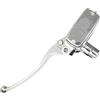 Qjahxkf Leve Frizione Freno Moto Leva frizione pompa freno moto da 25 mm per Intruder 800 1500 per Valkyrie GL 1500 maniglia leva frizione(Left silver 14)