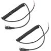 LT Easiyl 2 x 2 pin 4 fili cavo altoparlante microfono spina K a 4 fili filo 56 cm compatibile con Baofeng UV-5R compatibile con Kenwood TK-370 radio