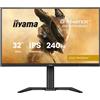 iiyama G-MASTER Gold-Phoenix GB3290QSU Monitor da gioco QHD da 32 pollici con una frequenza di aggiornamento di 240 Hz