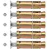 eMagTech 5 bulloni di sicurezza antifurto M10 M10 x 70 mm, bulloni di espansione di sicurezza, adatti per il fissaggio di pietre in calcestruzzo con sfere in acciaio da 6 mm