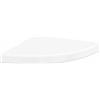 vidaXL Scaffale Angolare a Parete Bianco Lucido 35x35x3,8 cm in MDF