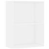 vidaXL Libreria Bianca 60x30x76,5 cm in Legno Multistrato