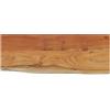 vidaXL Mensola a Muro 80x30x3,8cm Rettangolare Legno Acacia Bordi Vivi