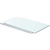 vidaXL Mensole in Vetro Trasparente 2 pz 60x30 cm