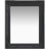 vidaXL Specchio da Parete Stile Barocco 50x60 cm Nero