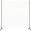vidaXL Paravento Bianco 175x180 cm in Tessuto