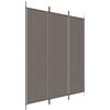 vidaXL Divisorio a 3 Pannelli Antracite 150x200 cm in Tessuto