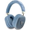 Guess Cuffie intrauricolari Bluetooth 4G con logo a triangolo Blu