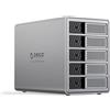 ORICO Array di dischi Orico 9858T3 5 Big DAS Solution ProThunder con Thunderbolt 3 per 5 x 2,5"/3,5" SATA HDD/SSD - Grigio