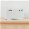 CELLO Router da viaggio Cello 5G LTE WLAN, 3600 Mbit, Cat 22, eSIM/SIM, batteria, 6 antenne integrate per il campeggio, i viaggi e la casa
