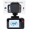 PNI 2 Dashcam 4K Ultra HD per auto con modalità parcheggio e Wi-Fi