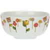 THUN, Ciotola in Porcellana Decorata a Mano con Motivi Floreali, Versione Maxi, Linea Happy Country, 25 cm