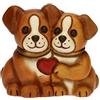 THUN - Cani Adorabili - I Classici, Figure - Idea Regalo - Linea Cerimonia - Ceramica - 5,3x3,4x4,7 cm h