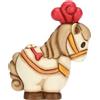 THUN Cavallo Priscilla in ceramica Eolia, medio
