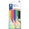 Staedtler - Matite Colorate Senza Legno, Colori a Matita con Fusto Esagonale Ergonomico, Set Matite da Disegno e Scrittura Ideale per Cancelleria Scuola Università Ufficio, Colori Assortiti, 12 Pezzi