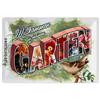 Nostalgic-Art Targa in metallo, stile retrò, 20 x 30 cm, scritta Benvenuto nel mio giardino, idea regalo per amici in giardino, in metallo, design vintage con scritta
