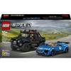 LEGO LEGO Speed Champions 77264 Jaguar Project 7 e Land Rover Defender, Set con 2 Macchine Giocattolo e 2 Minifigure, Regalo 10+