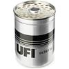 UFI Filters, Filtro Gasolio 24.361.00 | Filtro Carburante per Ricambio, Adatto ad Auto e Furgoni, Applicabile a Modelli Citroen, Fiat, Ford, jeep, Lamborghini