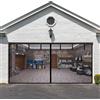 LIAMST Schermo per porta del garage per porte di garage da 3 x 2,4 m, 1 schermo rinforzato in fibra di vetro, magneti ad alta energia, porta magnetica a mani libere