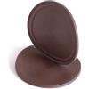 Slipstick - Grandi Protezioni Antiscivolo per Pavimenti in Gomma / Sottobicchieri in Gomma per Mobili (Set di 4) Pinze tonde da 8,8 cm