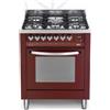 Lofra Cucina PR76MFT/C Rosso Burgundy Rainbow 70x60 5 Fuochi PRONTA CONSEGNA