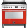 Lofra Cucina PRG96WMFT/5I Rosso Fuoco Venezia 90x60 Piano ad Induzione PRONTA CONSEGNA