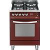 Lofra Cucina a Gas PR66GVT/C Rosso Burgundy da 60cm PRONTA CONSEGNA