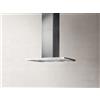 Elica Cappa ad Isola Galaxy Island Whix PRF0019192B Vetro Bianco e Acciaio Inox da 90cm