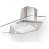 Faber Cappa ad Angolo Premio Angolo SPEV8 Led 325.0537.825 Inox e Vetro da 100x100cm