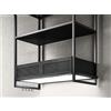 Elica Cappa a Parete Open Suite PRF0166703 80cm Nero