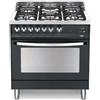 Lofra Cucina PNMG86MFT/C Nero Matt Rainbow 80x60 5 Fuochi PRONTA CONSEGNA
