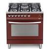 Lofra Cucina PRG86MFT/C Rosso Burgundy Rainbow 80x60 5 Fuochi PRONTA CONSEGNA