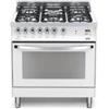 Lofra Cucina PBPG86MFT/C Bianco Perla Rainbow 80x60 5 Fuochi PRONTA CONSEGNA