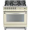 Lofra Cucina PBIG86GVT/C Avorio Rainbow 80x60 5 Fuochi PRONTA CONSEGNA
